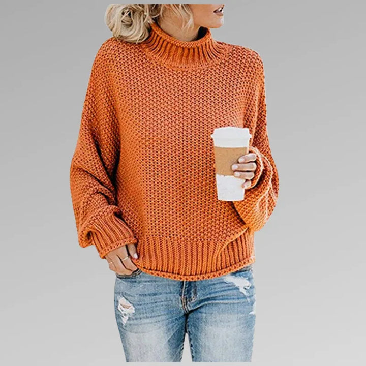Women’s Chunky Ribbed Jumper with Long Sleeves