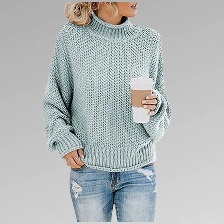 Women’s Chunky Ribbed Jumper with Long Sleeves