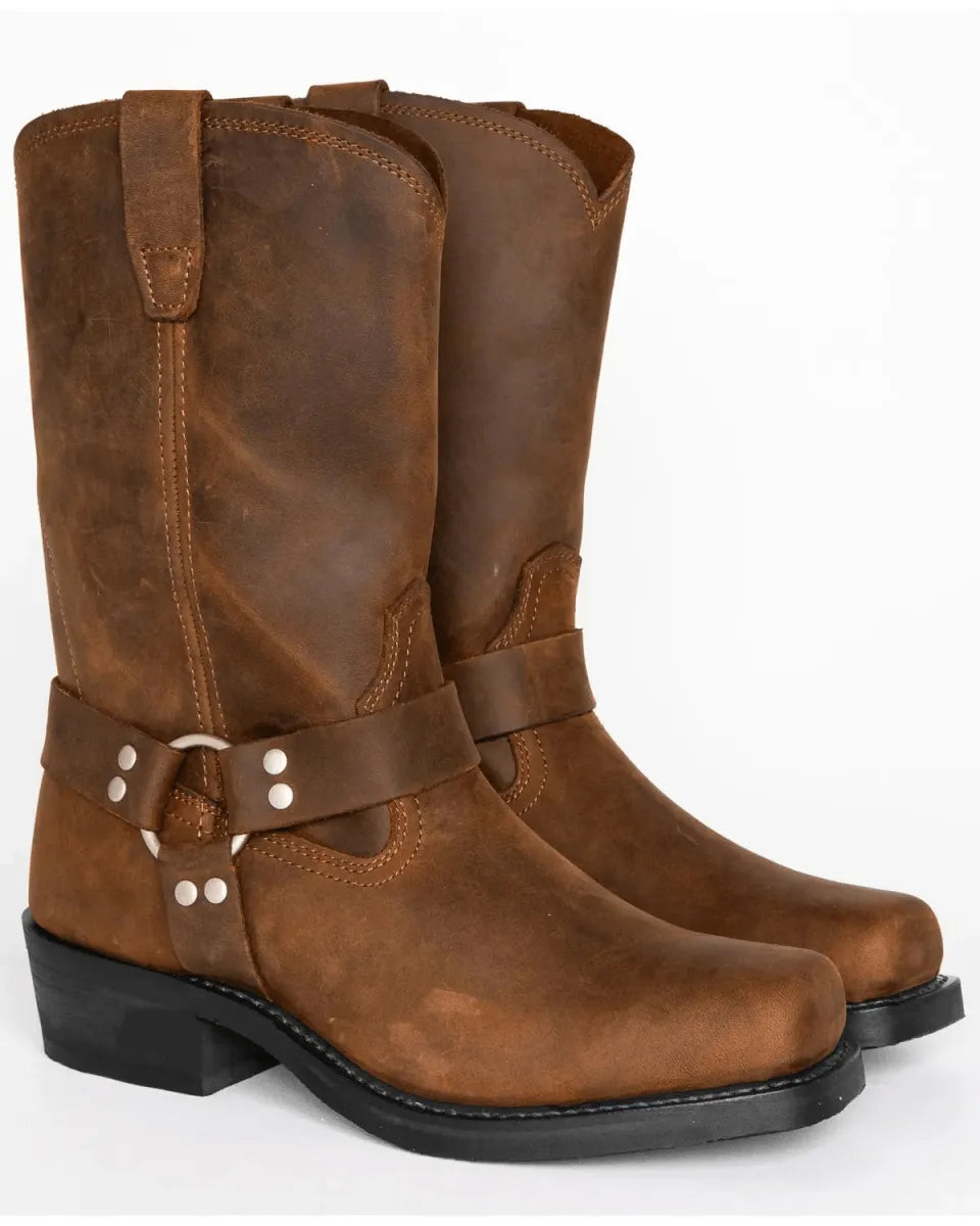 Women’s Comfy Block Heel Boots with Non Slip Sole