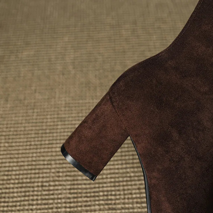Women's Comfy Heeled Ankle Boots with Lightweight Sole