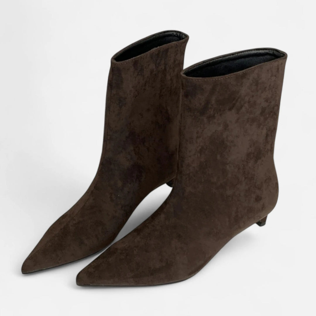 Women’s Comfy Soft Boots with Pointed Toe