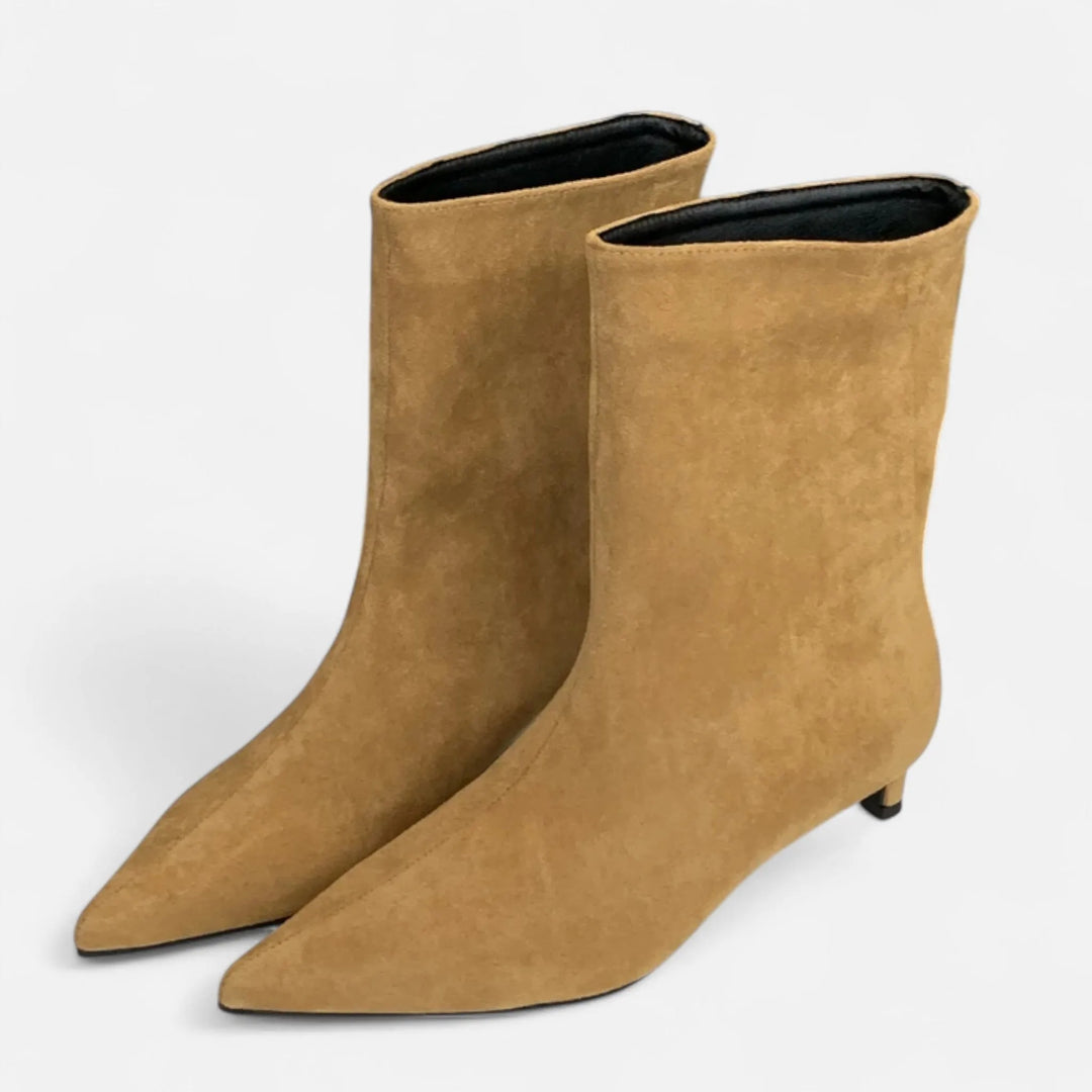 Women’s Comfy Soft Boots with Pointed Toe