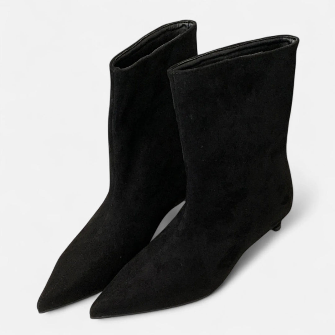 Women’s Comfy Soft Boots with Pointed Toe