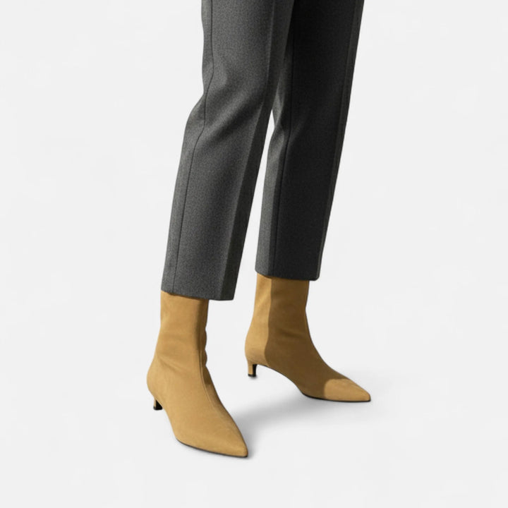 Women’s Comfy Soft Boots with Pointed Toe