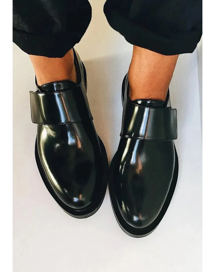 Women’s Comfy Soft Loafers with Strap Detail