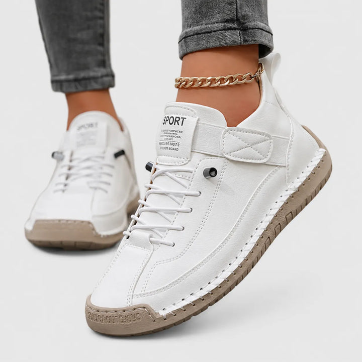 Women’s Comfy Wide Fit Shoes with Lace-Up Closure