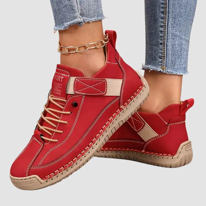 Women’s Comfy Wide Fit Shoes with Lace-Up Closure