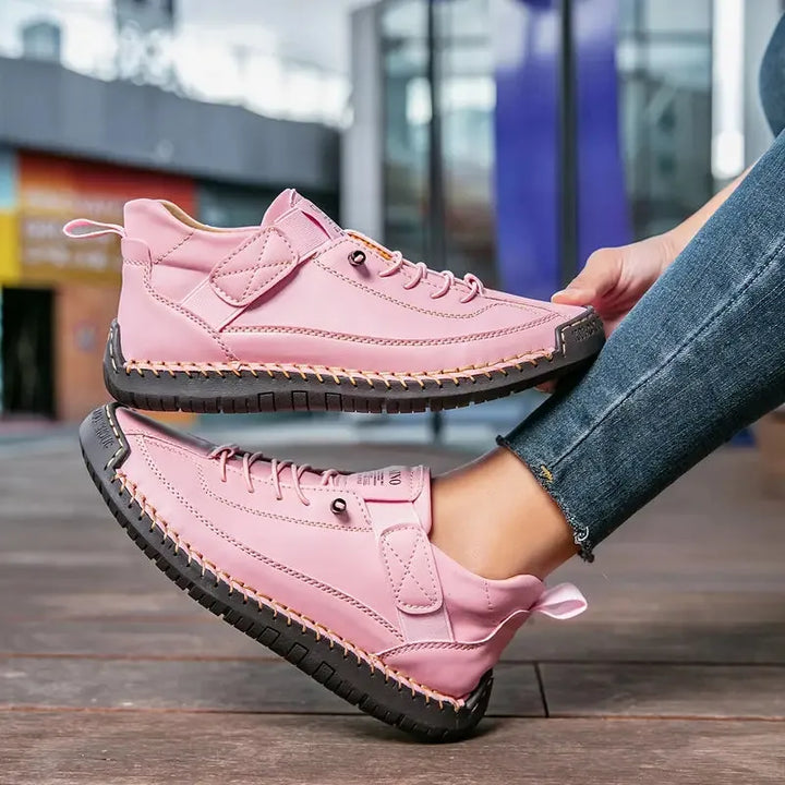 Women’s Comfy Wide Fit Shoes with Lace-Up Closure