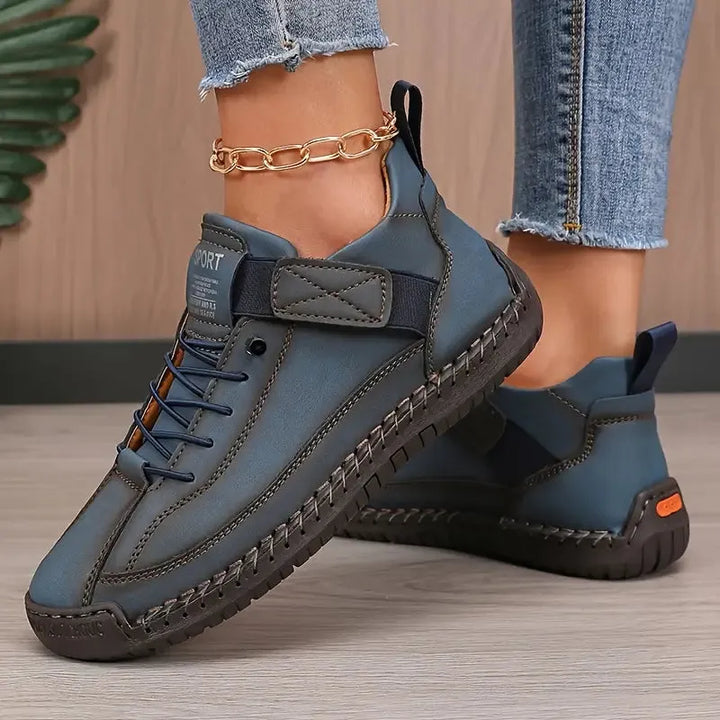 Women’s Comfy Wide Fit Shoes with Lace-Up Closure