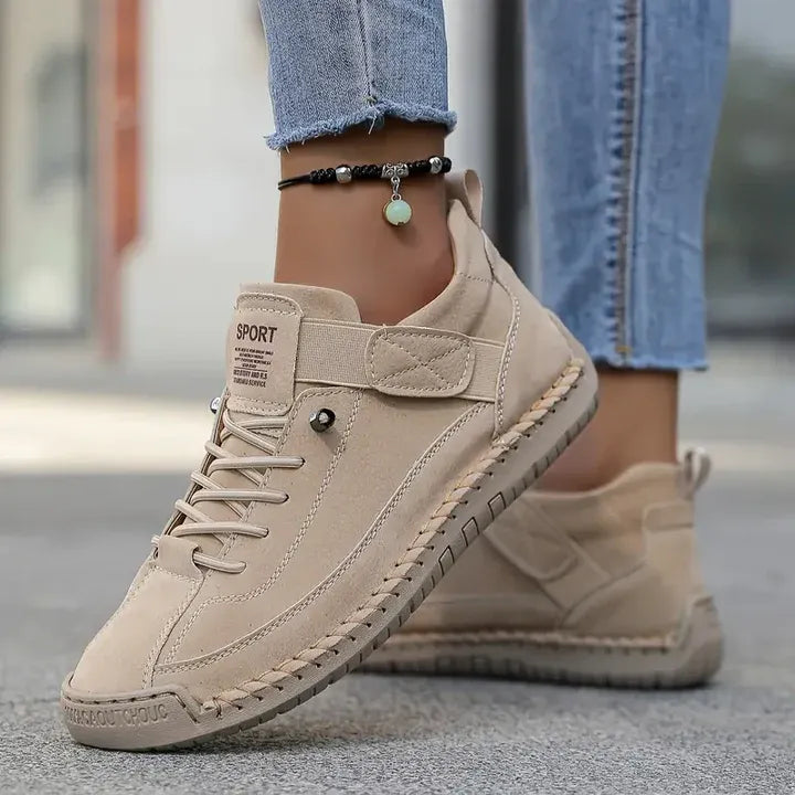 Women’s Comfy Wide Fit Shoes with Lace-Up Closure