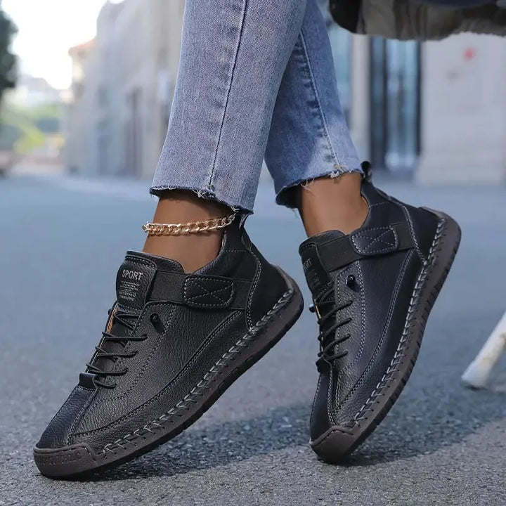 Women’s Comfy Wide Fit Shoes with Lace-Up Closure