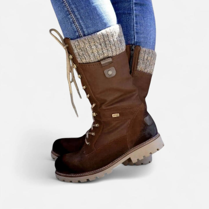 Women’s Comfy Waterproof Ankle Boots with Non Slip Sole
