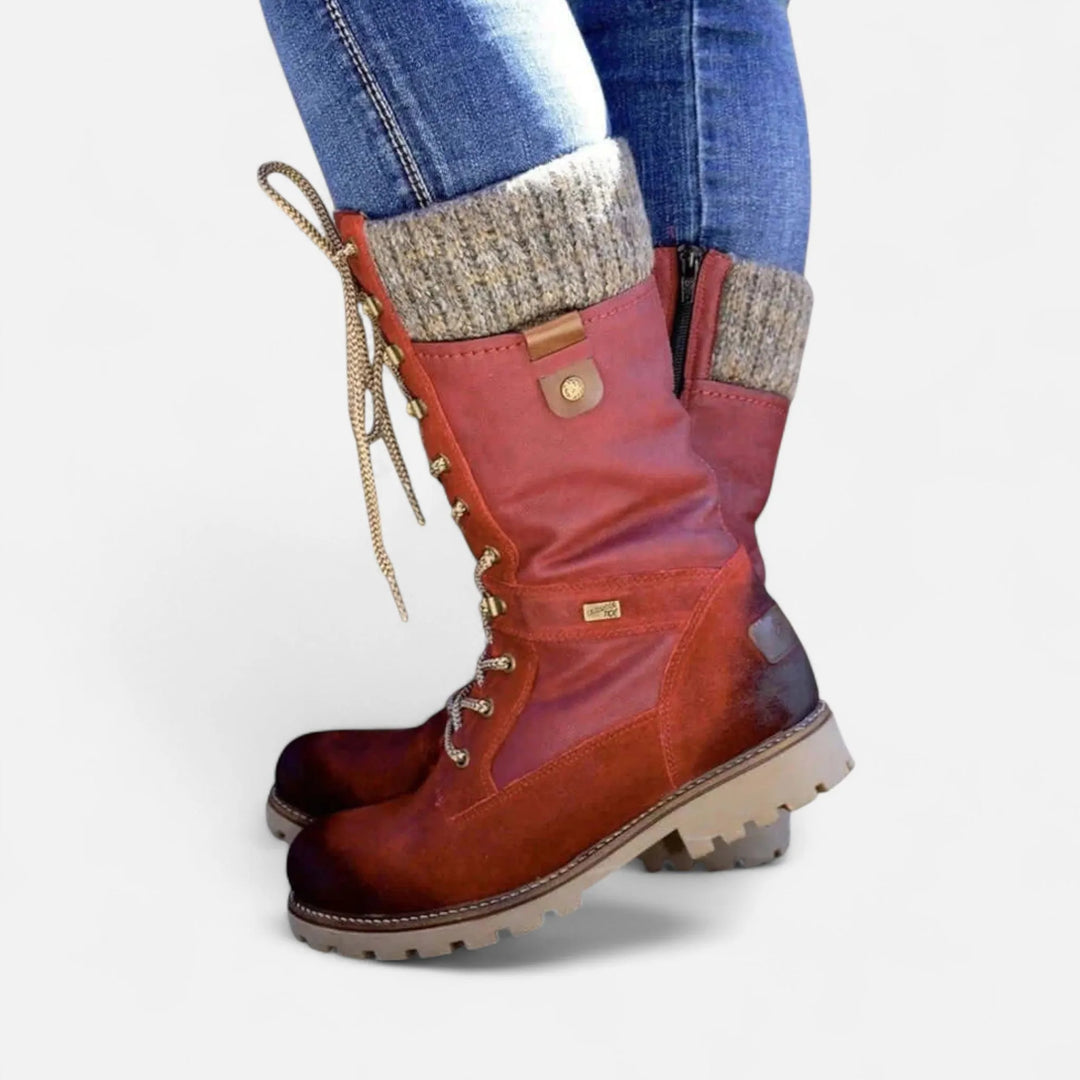 Women’s Comfy Waterproof Ankle Boots with Non Slip Sole