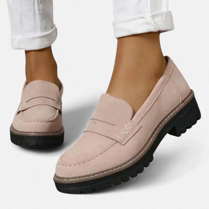 Women’s Heeled Soft Loafers with Arch Support