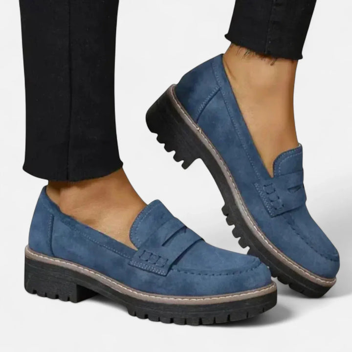 Women’s Heeled Soft Loafers with Arch Support