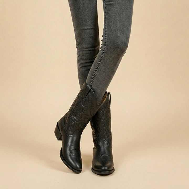 Women's Knee High Flat Boots with Cushioned Insole