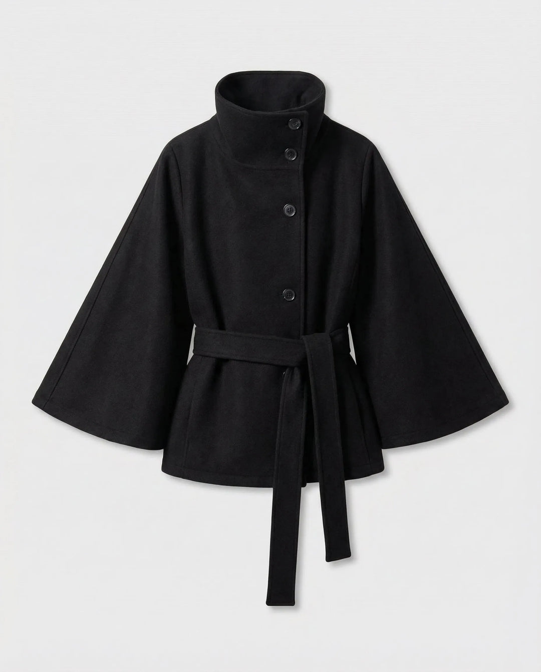 Women's Lightweight Oversized Jacket with Belted