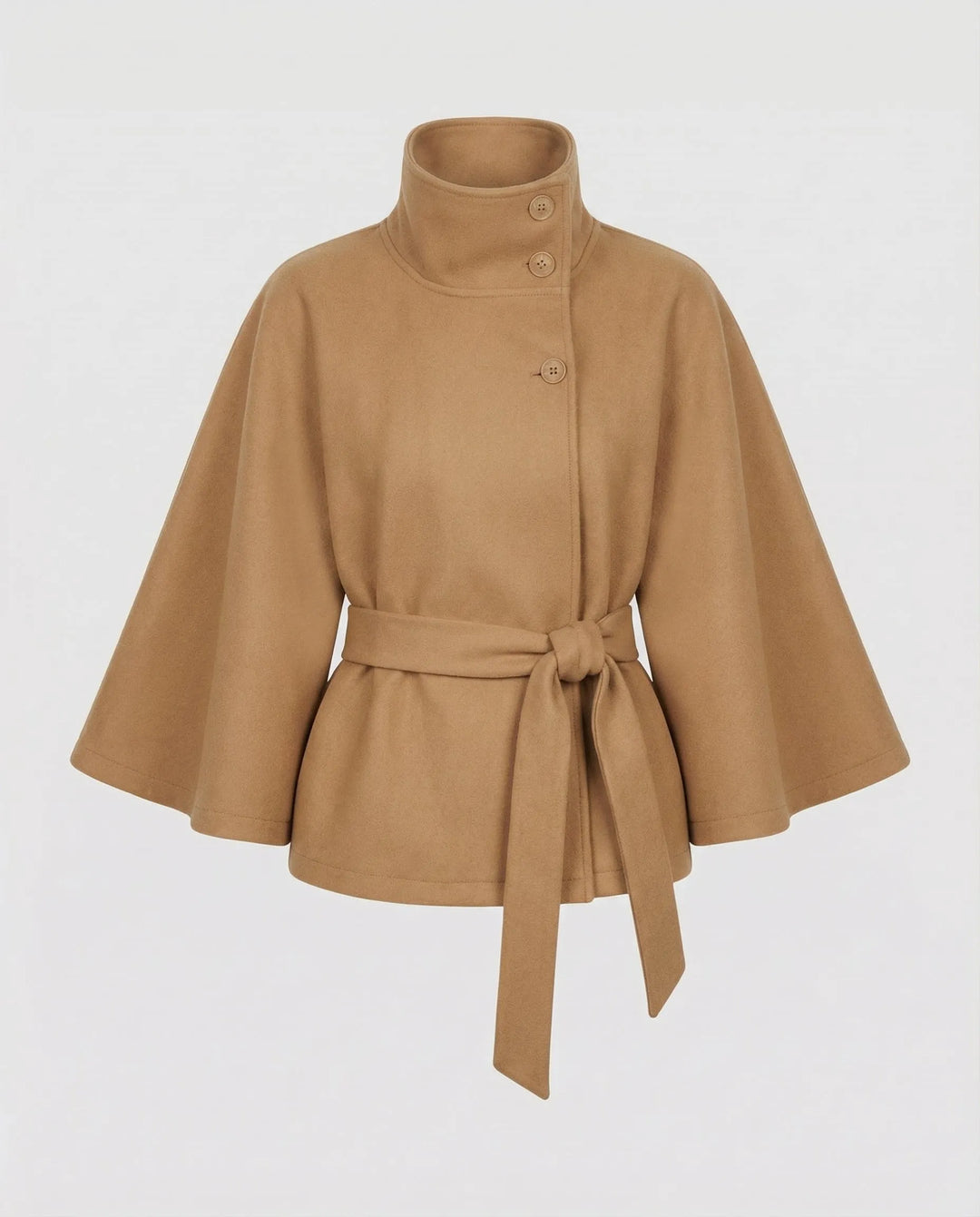 Women's Lightweight Oversized Jacket with Belted