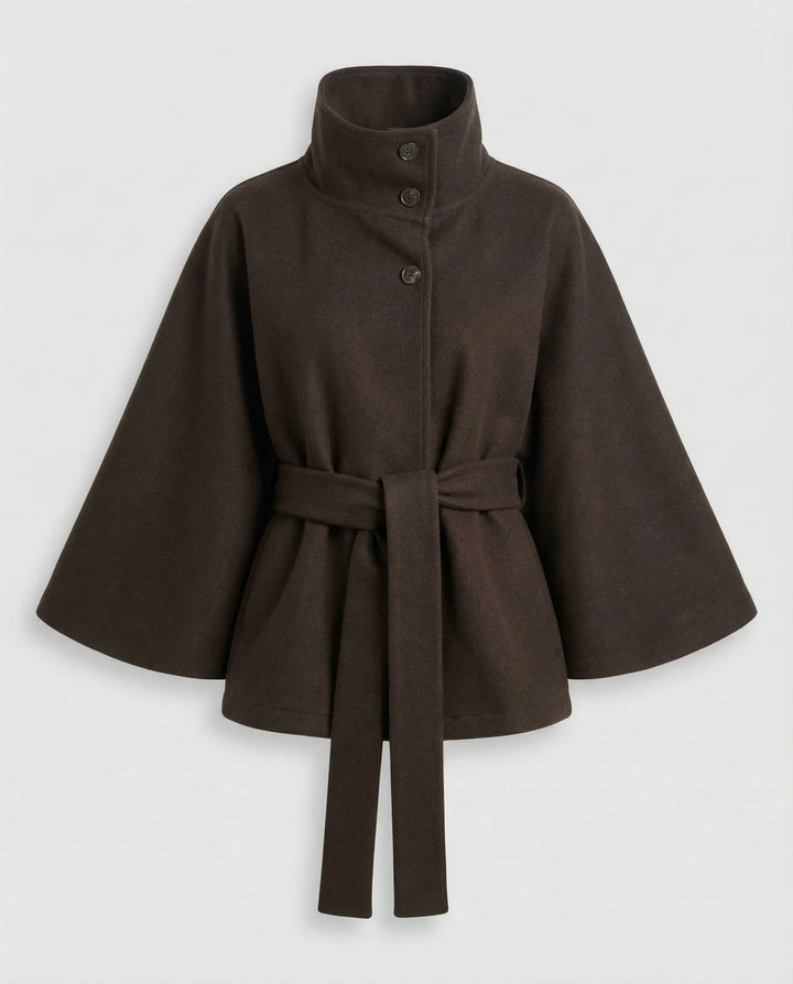 Women's Lightweight Oversized Jacket with Belted