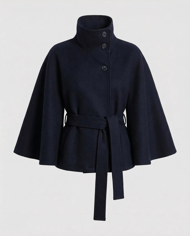 Women's Lightweight Oversized Jacket with Belted