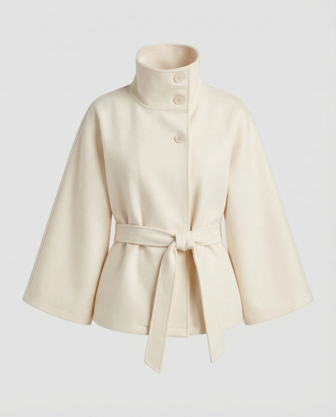 Women's Lightweight Oversized Jacket with Belted