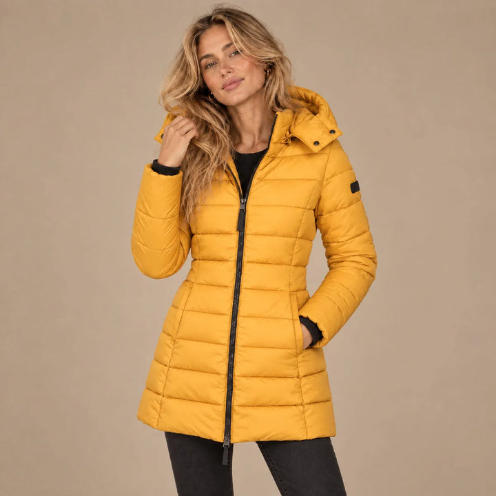 Women’s Lightweight Padded Winter Jacket with Hood