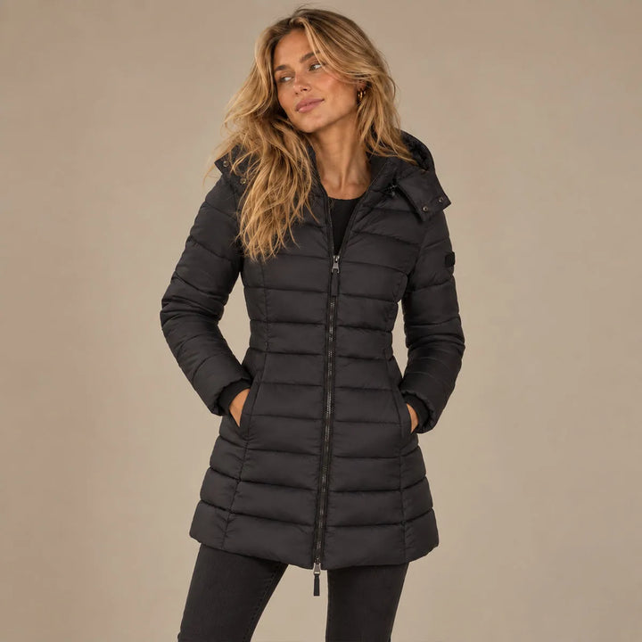 Women’s Lightweight Padded Winter Jacket with Hood