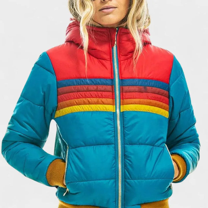Women's Lightweight Puffer Jacket with Hood