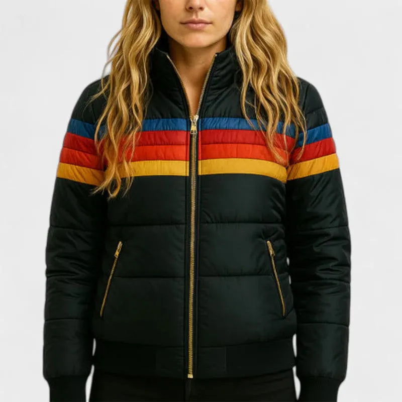Women's Lightweight Puffer Jacket with Hood