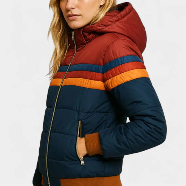 Women's Lightweight Puffer Jacket with Hood