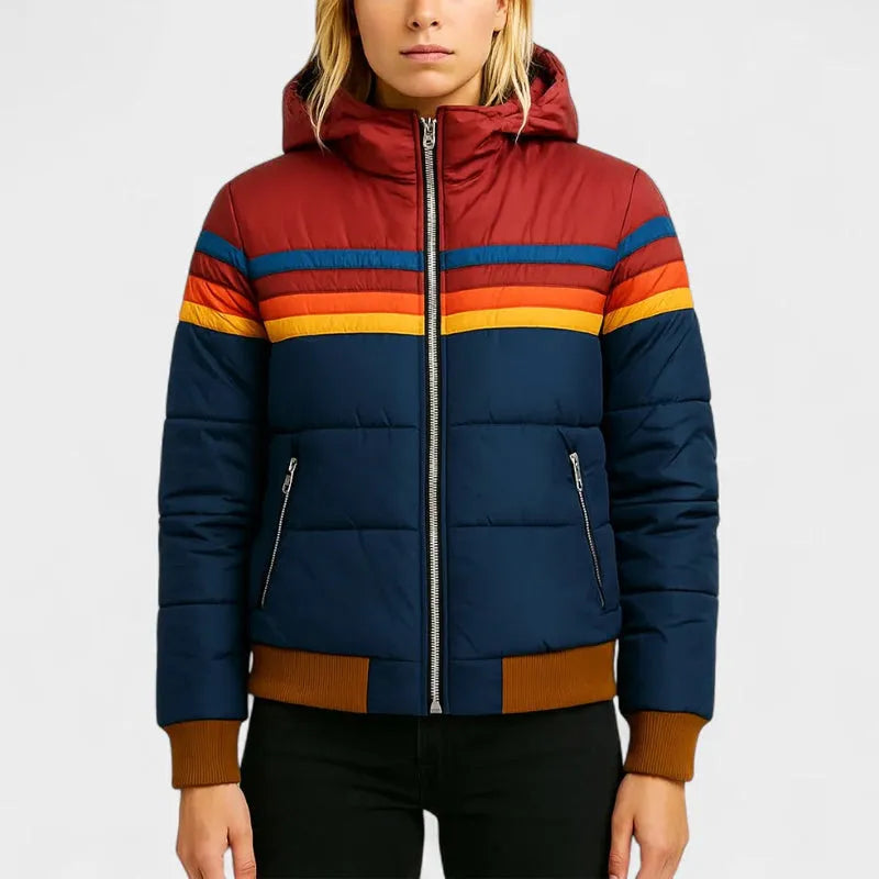 Women's Lightweight Puffer Jacket with Hood