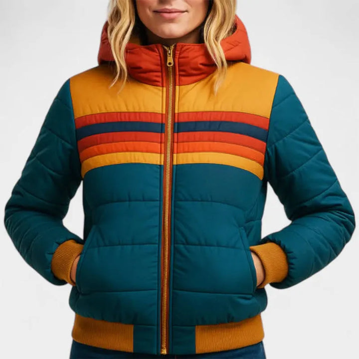 Women's Lightweight Puffer Jacket with Hood
