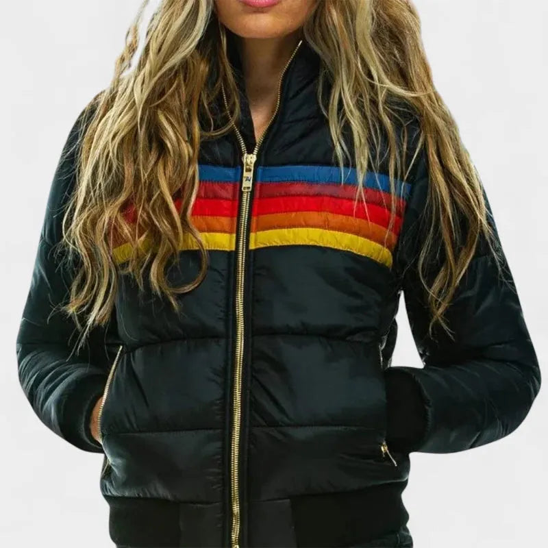 Women's Lightweight Puffer Jacket with Hood