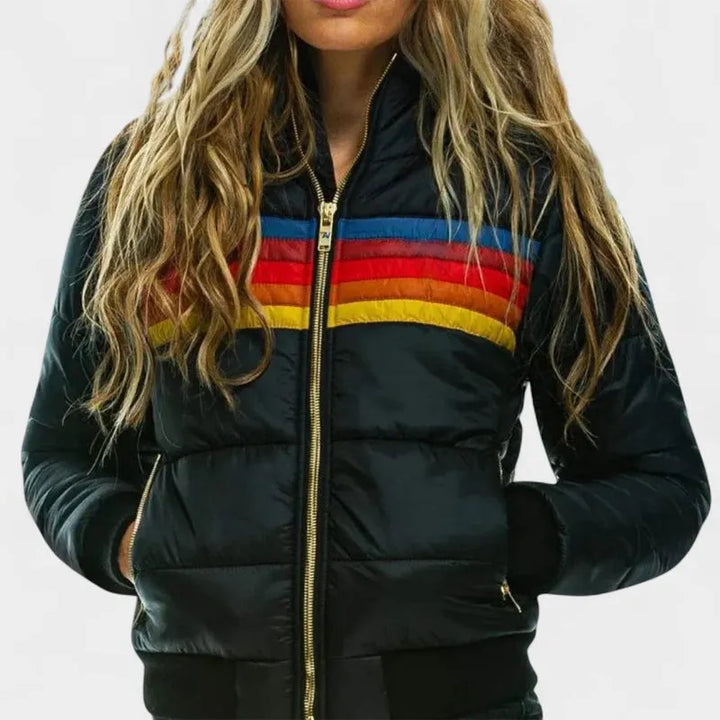 Women's Lightweight Puffer Jacket with Hood