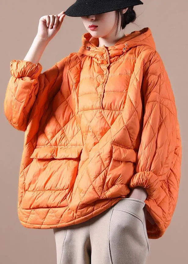Women's Lightweight Puffer Winter Jacket with Hood