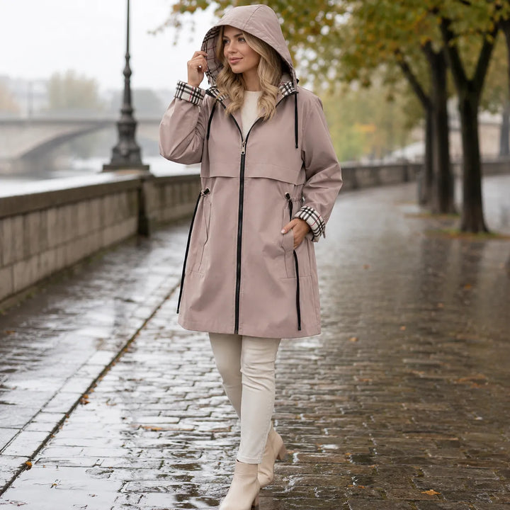 Women's Lightweight Windproof Jacket with Hood