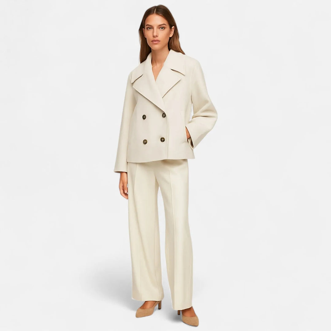 Women’s Lightweight Work Jacket with Double Breasted