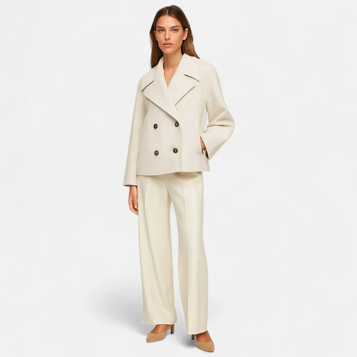 Women’s Lightweight Work Jacket with Double Breasted