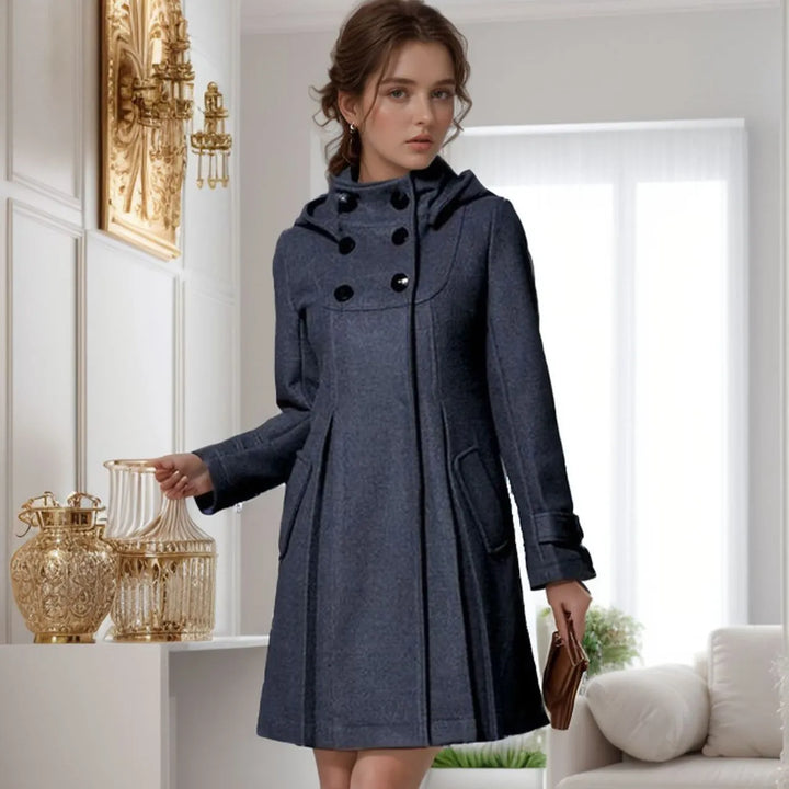 Women’s Long Casual Coat with Hood