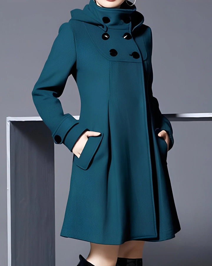 Women’s Long Casual Coat with Hood