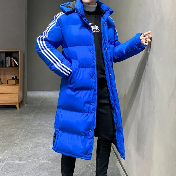 Women's Long Padded Winter Jacket with Hood