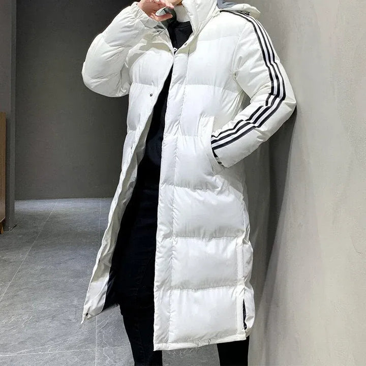 Women's Long Padded Winter Jacket with Hood
