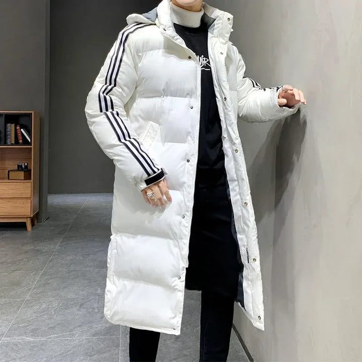 Women's Long Padded Winter Jacket with Hood