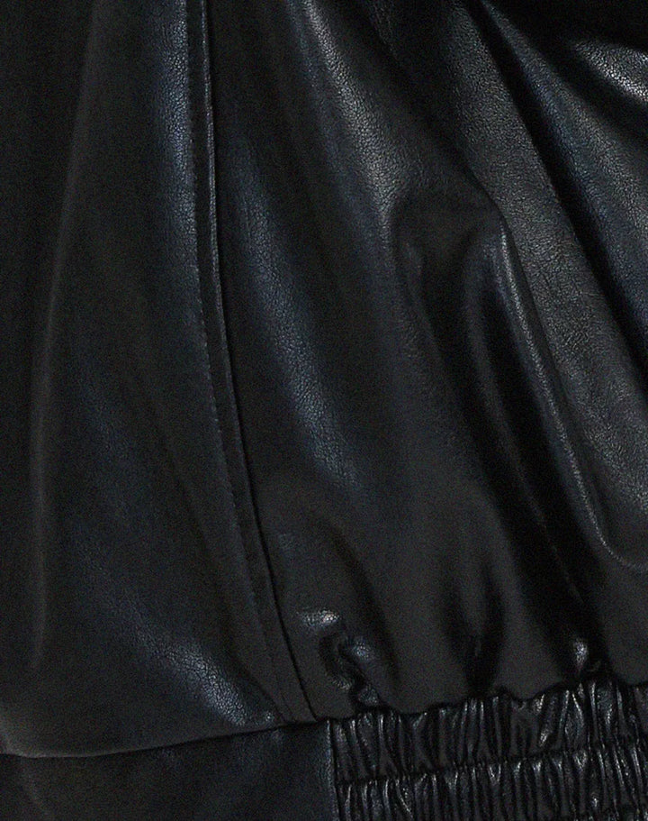 Women's Oversized Casual Jacket with Zip-Up