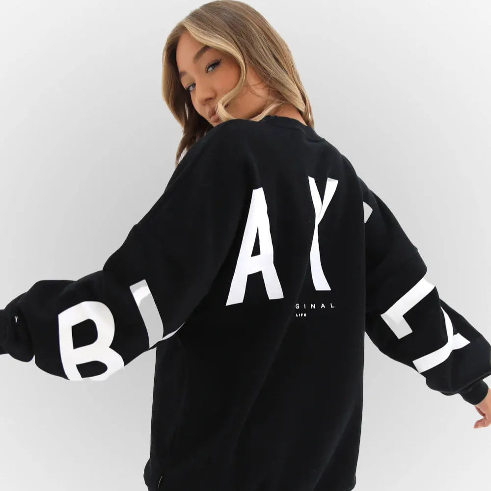 Women’s Oversized Casual Jumper with Long Sleeves