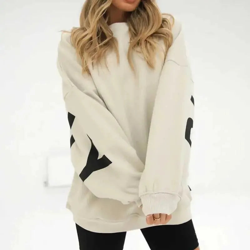 Women’s Oversized Casual Jumper with Long Sleeves