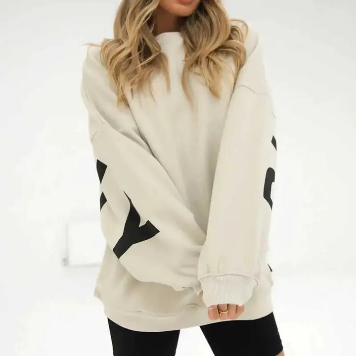 Women’s Oversized Casual Jumper with Long Sleeves