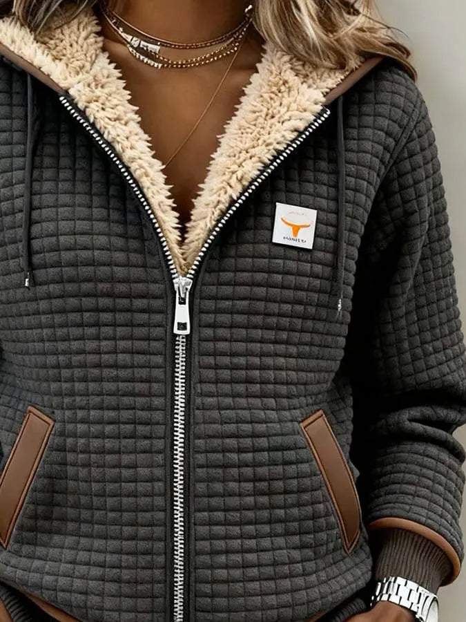 Women’s Padded Casual Jacket with Hood