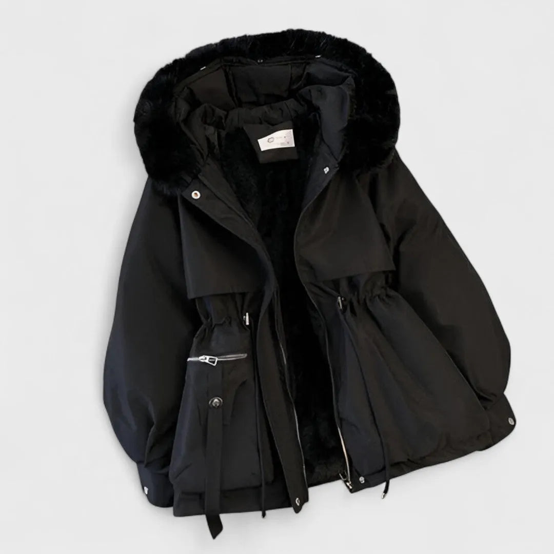 Women's Padded Winter Vest with Hood