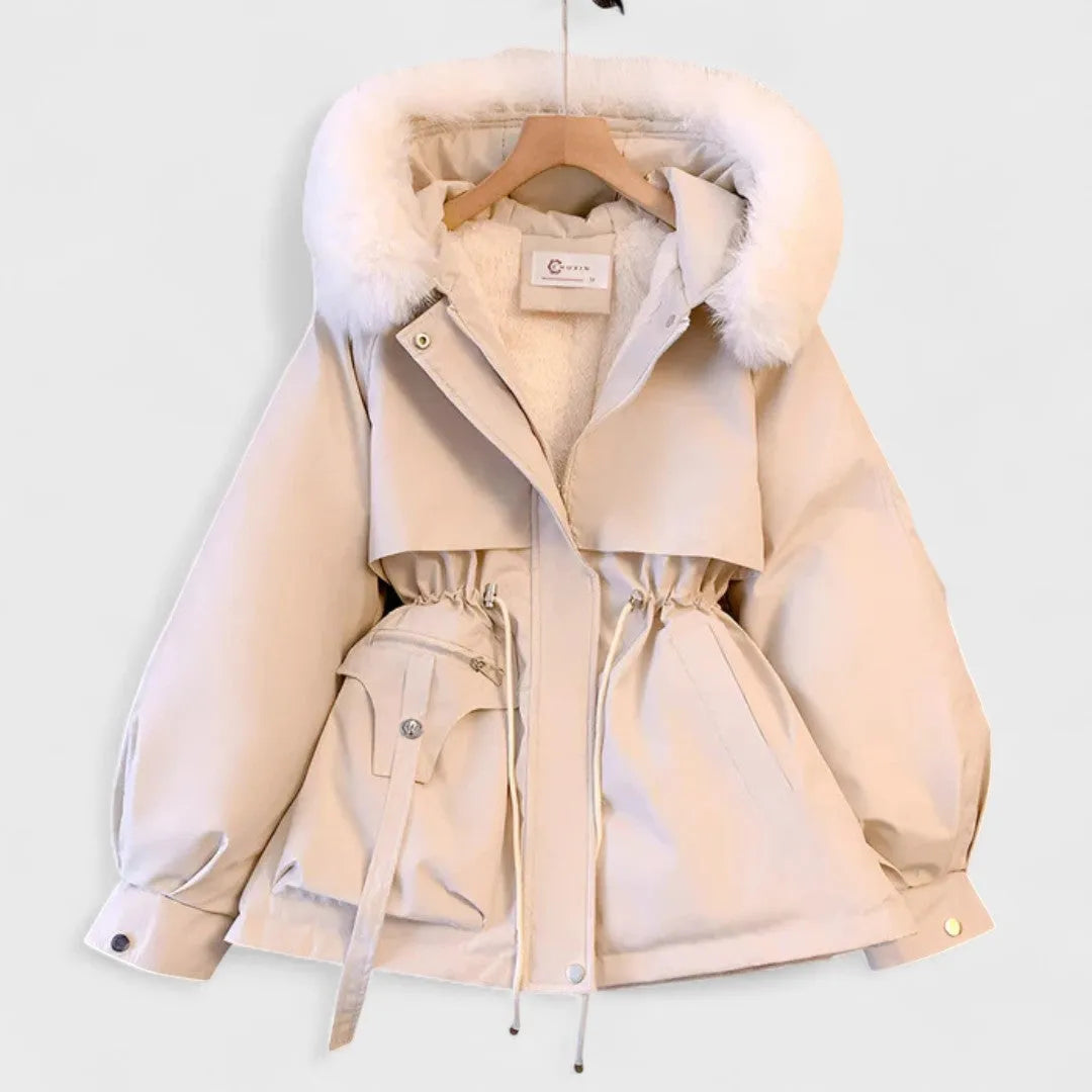 Women's Padded Winter Vest with Hood